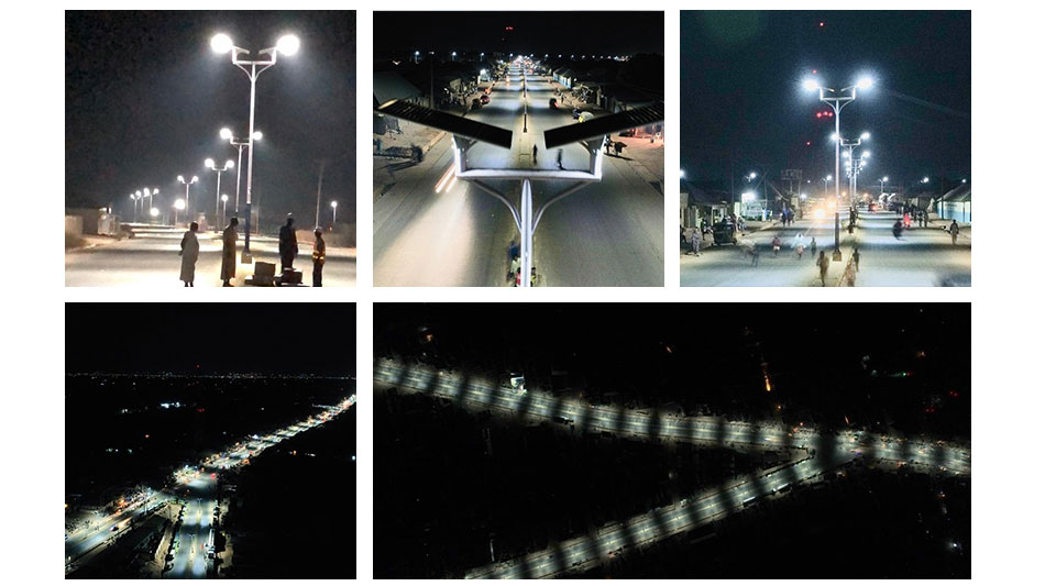 80w intergrated solar street light with infrared sensor