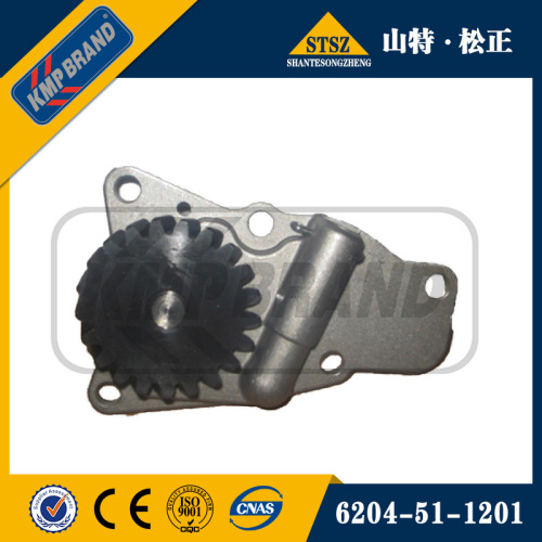 PC60-7 Excavator Oil Pump 6204-51-1201