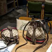 Large New Look Bucket Drawstring Tote Bag