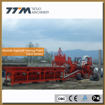 80t/h mobile asphalt mixing plant, road machine, asphalt plant