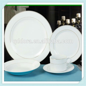 silver white porcelain dinnerware,white porcelain dinnerware set,porcelain dinnerware