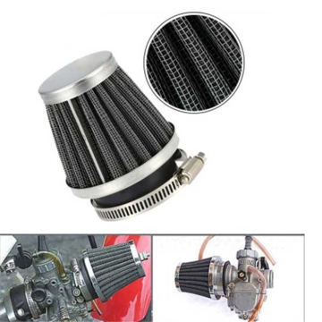 Motorcycle Air Filter Mushroom Head Filters Universal 35mm 44mm 50mm 54mm 60mm Motorcycle Air Intake Filter Cleaner Black