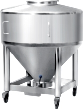 Stainless steel vertical caustic soda chemical mixing tank