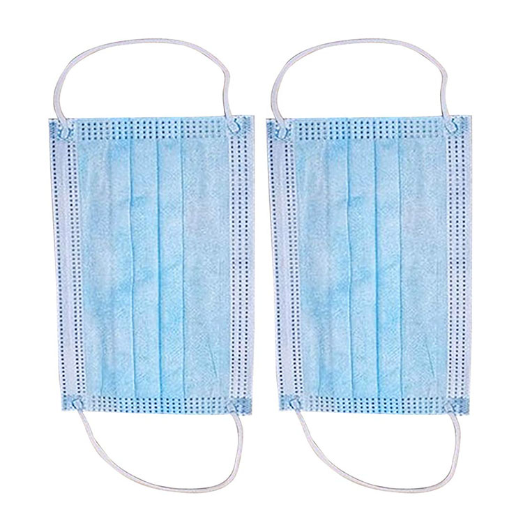 Masque chirurgical non tissé jetable médical du respirateur 3ply