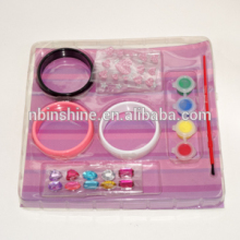 DIY bracelet , plastic diy bracelet , children paint set
