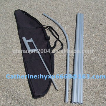 Shrinkage aluminum flag pole