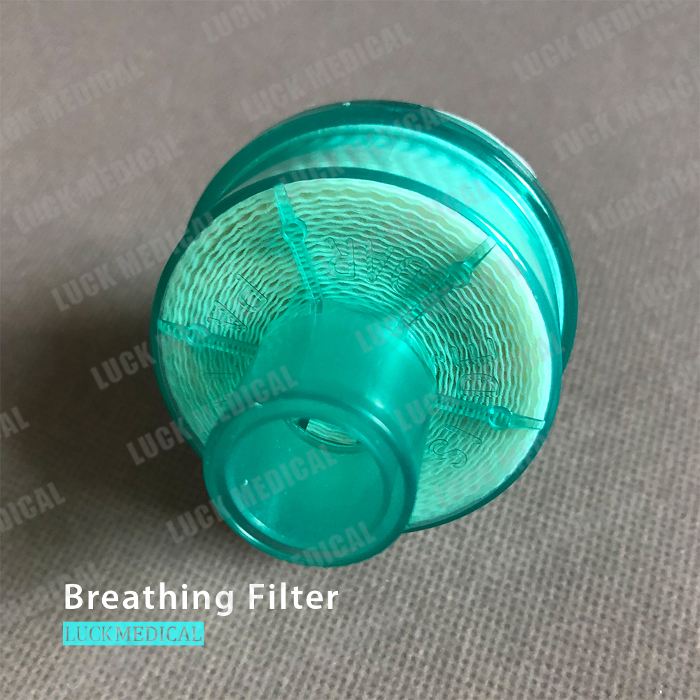 Filtro de respiración de filtro bacteriano desechable