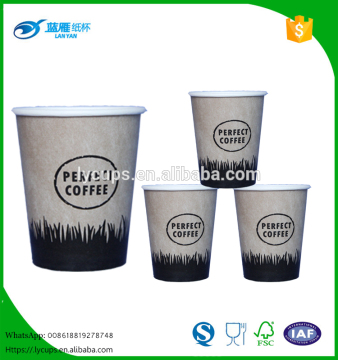 One time Hot drinking disposable coffee paper cup