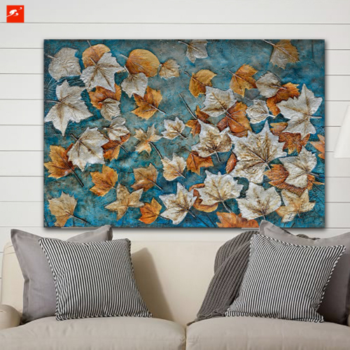 Maple Leaves Fallen Canvas Print