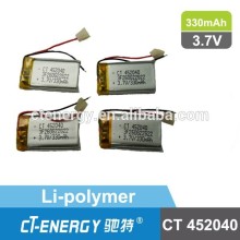CT452040 3.7V 350mah li-polymer battery for blue headset