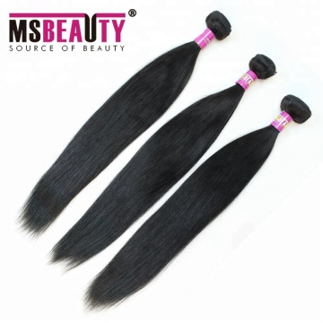 Low Wholesale Price Non Remy Cuticle Aligned Virgin Hair Extensions Natural Color Straight Body Human Hair Bundles Non Remy