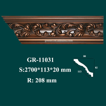 modern house interior decorative new design item PU crown molding for ceilings