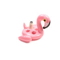 Flutuador de bebida inflável de verão em forma de flamingo