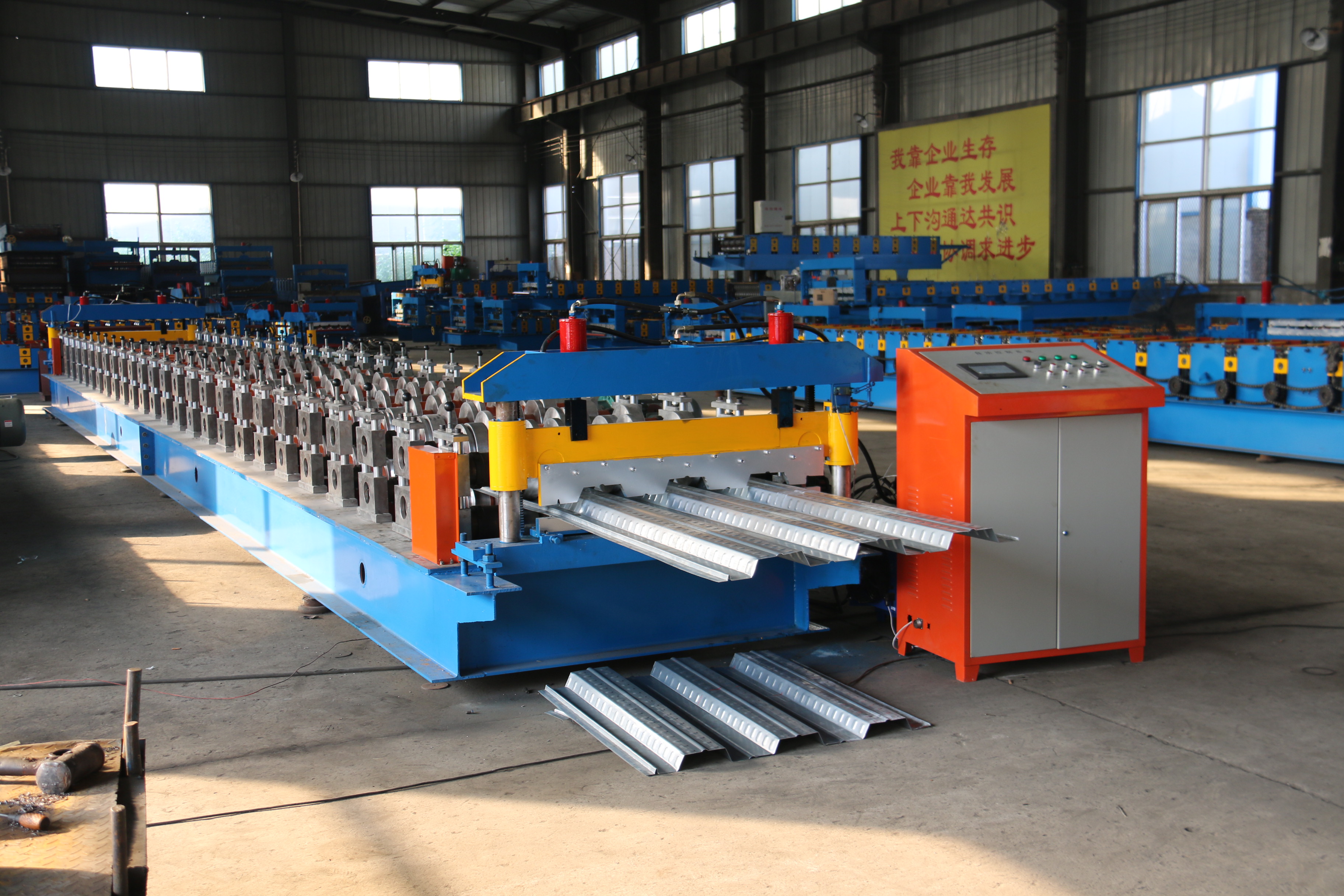 Floor Decking Tile panel Roll Forming Machine