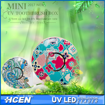 mini automatic uv light toothbrush disinfection box