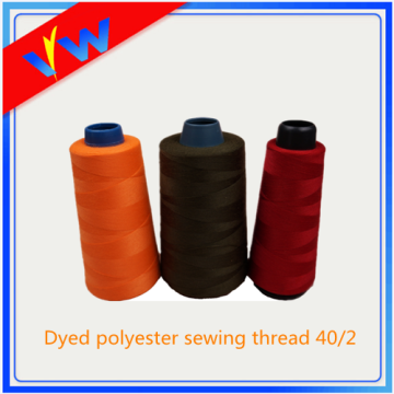 Dyed tailoring raw materials polyester thread