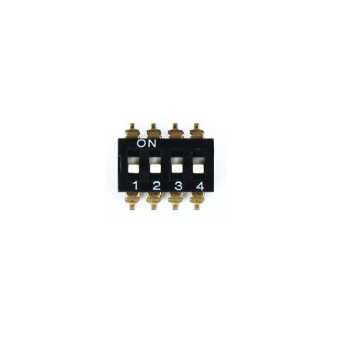 SMT-04 SMT série interruptor DIP switch 1.25mm