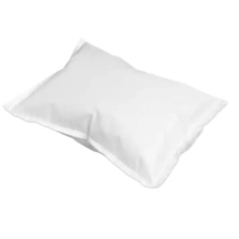 20 Count Disposable Pillow Cases: White Pillow Covers for Bulk Hotel and Hospital Use