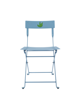 Metal Kids Chair with Pattern