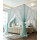 Lager Size Blue Bed Canopy