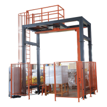 Fully Automatic Industrial Online Turntable Stretch Pallet Wrapping Machine Solution