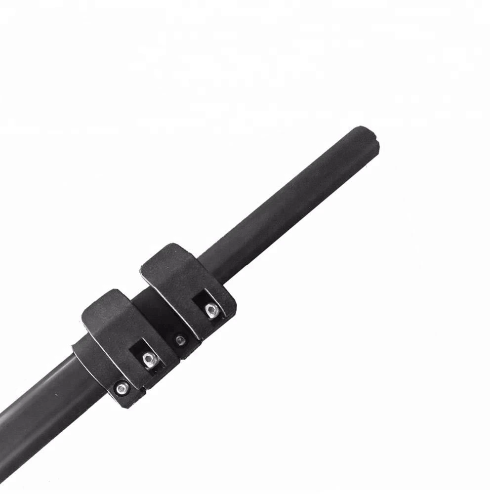 Custom Service Black Coating Aluminum Telescopic Pole with Twisted Lock