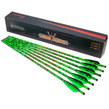 ID7.6mm Carbon Arrows 15-22 Inch Shafts for Crossbow Hunting
