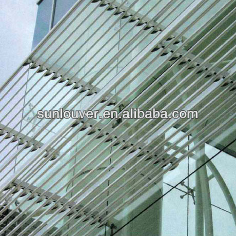 Aluminum metal ventilation air horizontal louver