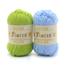 Wholesale 5 Ply Milk Cotton & Acrylic Yarn for Crocheting