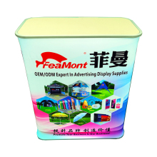 FEAMONT Customized Logo Print Hydraulic Table for Trade Show Displays