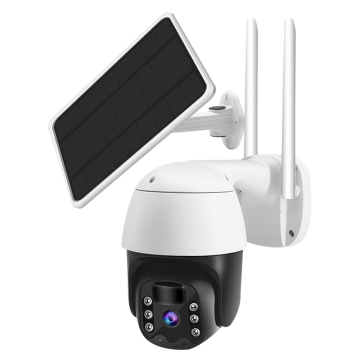 Tuya Solar Power WiFi Wireless IP Camera Surveillance Dome - HD 1080P Night Vision Outdoor