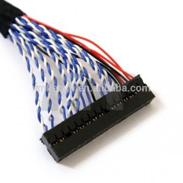 ODM OEM RoHS compliant 40 pin lvds connectors and cables