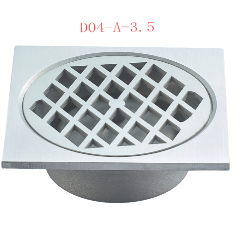 Drain de bain en acier inoxydable D04