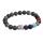 Aquatique Agate Bracelet Bouddha 7 Chakra Gemstone alliage perles bijoux