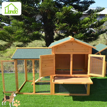 Easy to assemble&clean wooden chicken coop