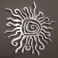 Κοπή λέιζερ Sun Metal Wall Art Διακόσμηση