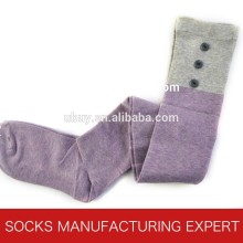 women's solid knee high sock
