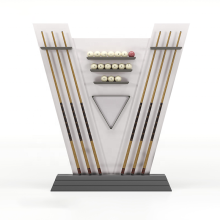 Customizable Billiard Cue Stick Holder: Multiple Styles Optional - Premium Billiards Cue Rack