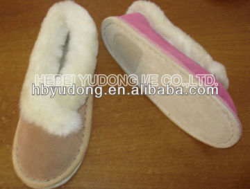 Sheepskin slippers