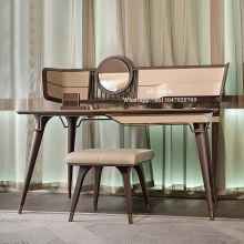 Classic High-Quality Bedroom Set with Dressing Table and Vanity Mirror