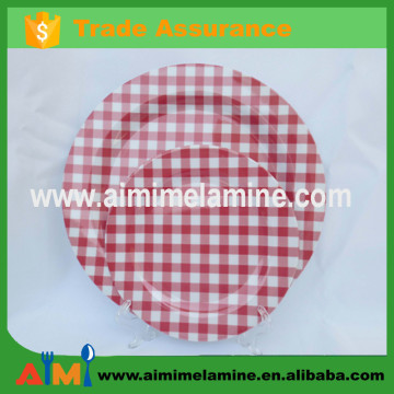 Melamine solid color plate colorful plate