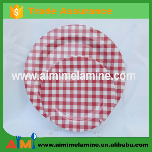 100% Melamine high quality printing plastic plate