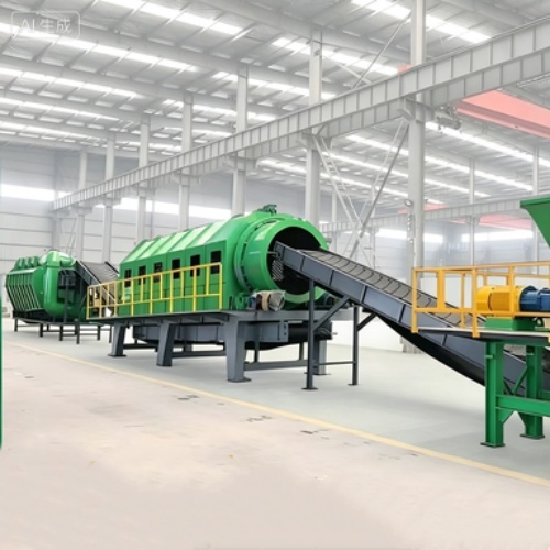 Advanced MSW Sorting System Combining Trommel Screening and Wind Selection