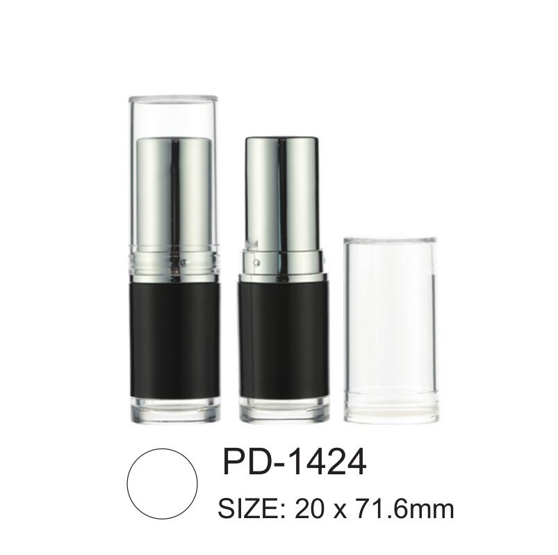 Высококачественная круглая пластиковая помада упаковка PD-1424