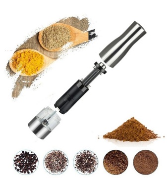 wooden salt and pepper grinders