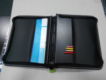 luxury A4 leather portfolio folders