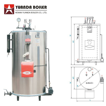 Small Capacity Low Pressure Vertical Steam Boiler