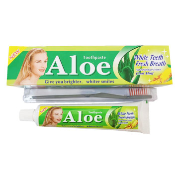 100g Whitening toothpaste mint flavor aloe toothpaste