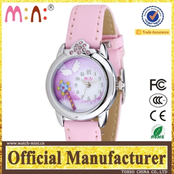 MN2029 Latest new design 3D polymer bala princess children wristwatch princess fashion quartz watch