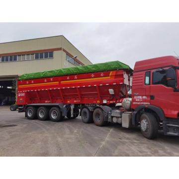 Trailer semi truk 45cbm dumper dump